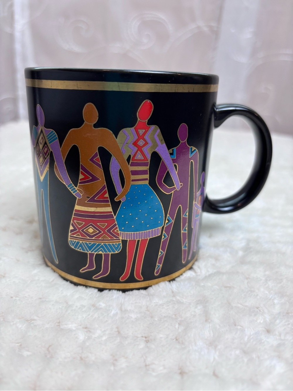 Laurel Burch Familia Ceramic Mug 1988